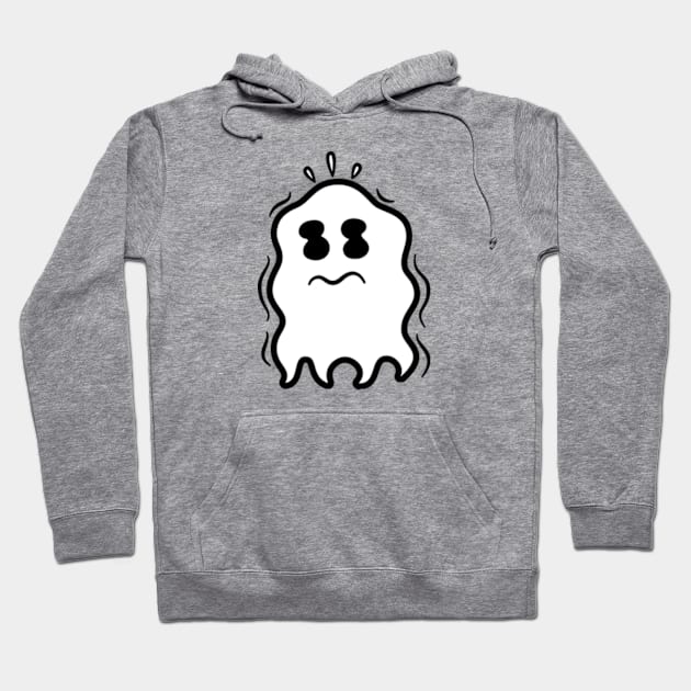 Anxious Ghost Hoodie by JadedOddity